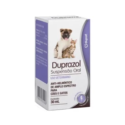 Duprazol Soluçao Oral 30 ML Anti-Helmíntico Cães e Gatos