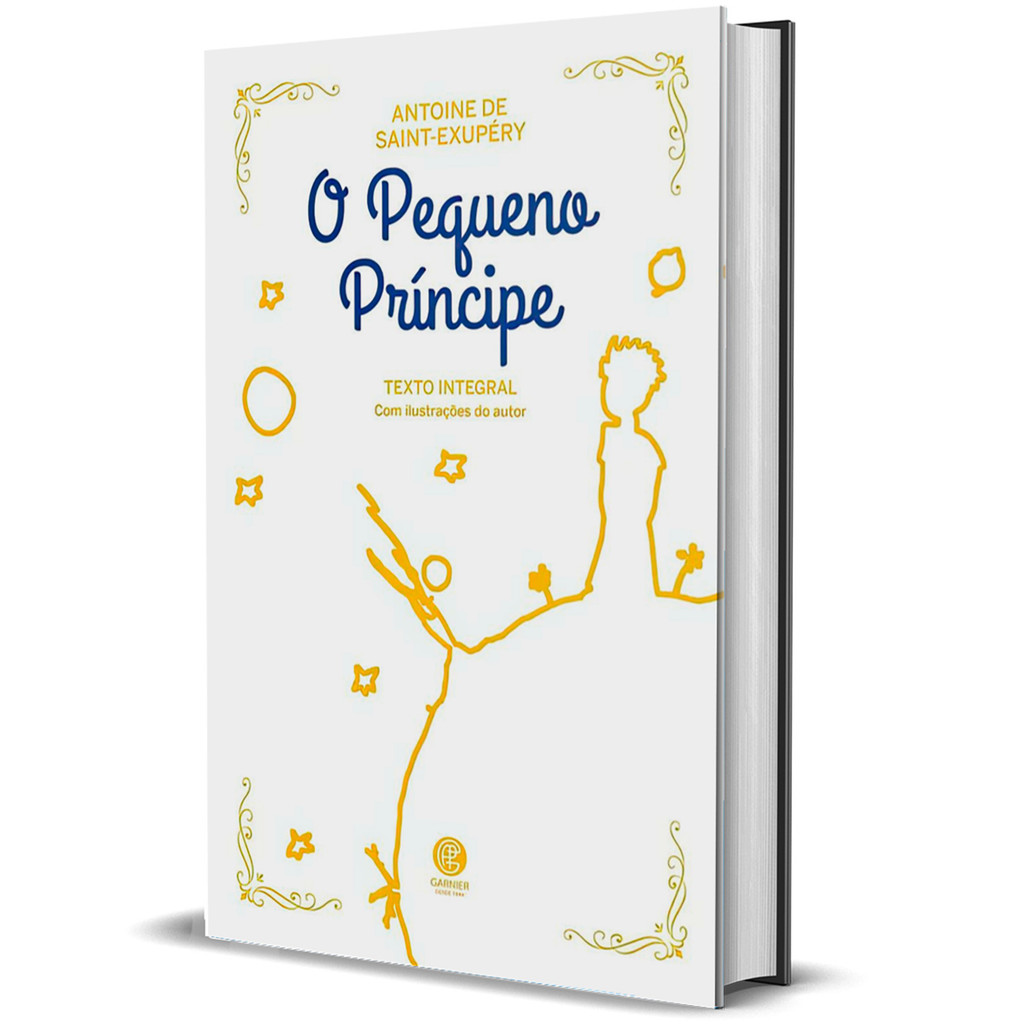 Livro O Pequeno Príncipe - Ed. Luxo Capa Almofadada Série Ouro - Antoine de Saint-Exupéry | Garnier