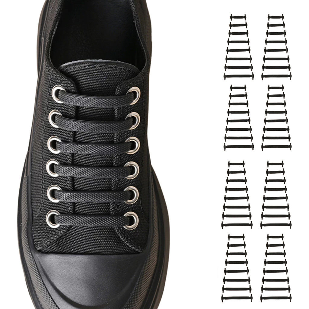 KIT 64  pcs/silicone Sem Atacadores De Sapatos Acessórios Elásticos De Borracha Preguiçosos