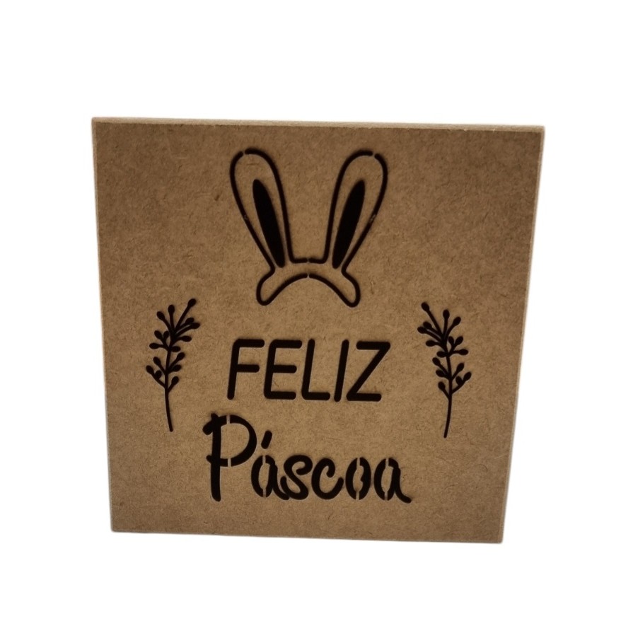 Caixa de Pascoa Erelhinha Lembrancinha de Pascoa 15x15x5