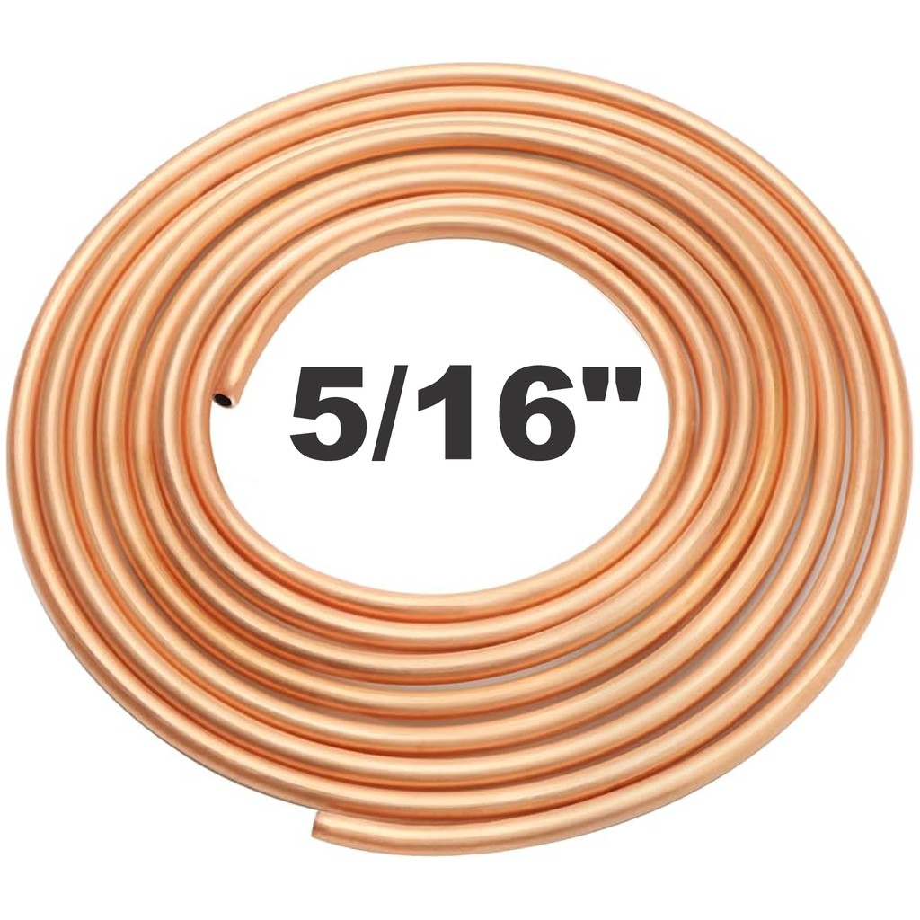 TUBO COBRE 5/16 METRAGEM: 20M