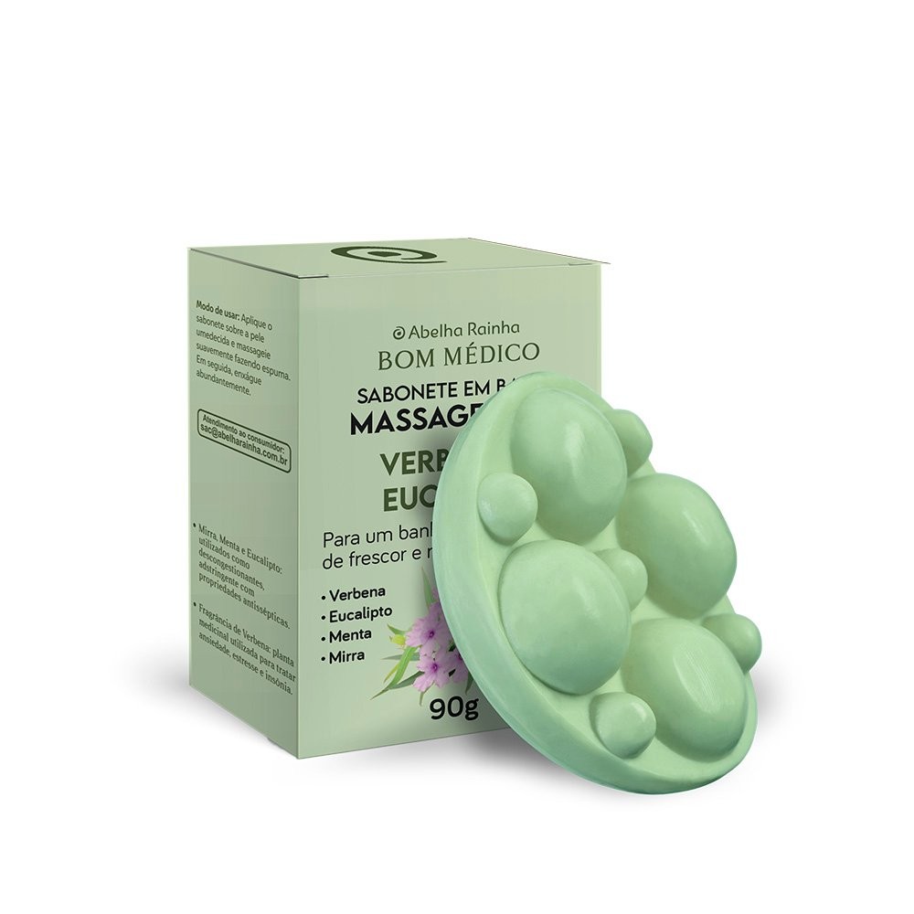 BOM MEDICO SABONETE EM BARRA MASSAGEADOR 90G