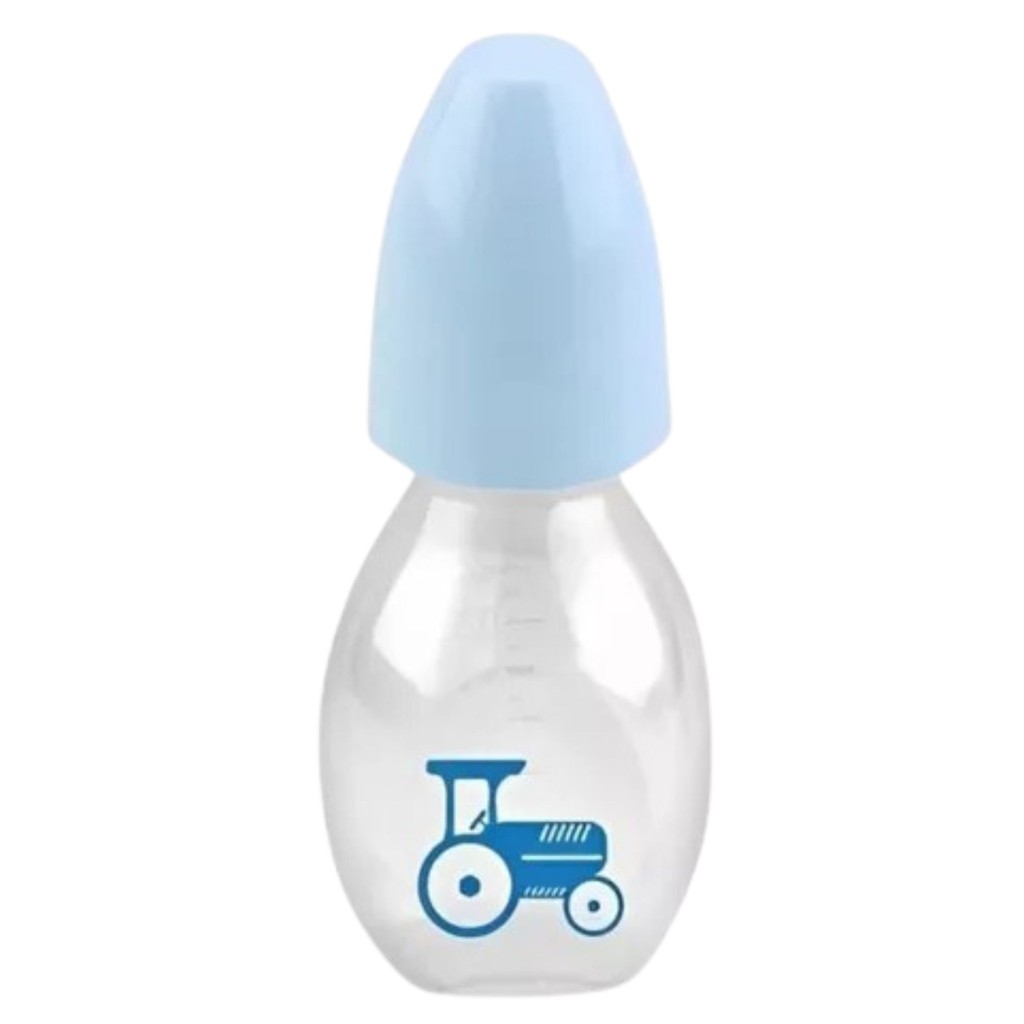 Mini Mamadeira Bico Silicone Azul 3009 60Ml - Petita