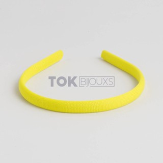 12 Tiaras Arcos Encapadas Forradas 10mm - Amarelo