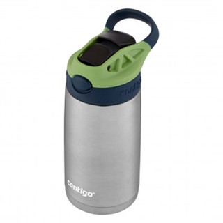 Garrafa Térmica Autospout Kids 384ml Verde Inox Contigo
