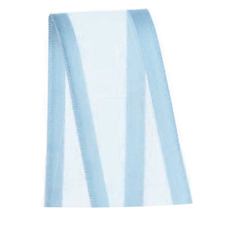 Fita Voal com Cetim Progresso  ZC009 38mm - 10m Cor 212 Azul Bebê - 01 Unidade - Progresso - Rizzo - Stationery