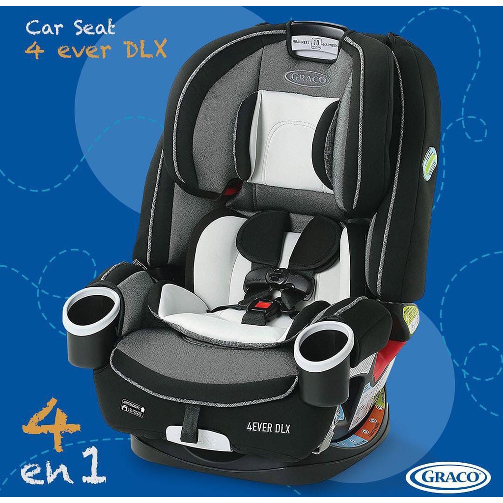 Cadeira Infantil Para Carro Graco 4ever Dlx 4 em 1 Fairmont Luxo e Segurança