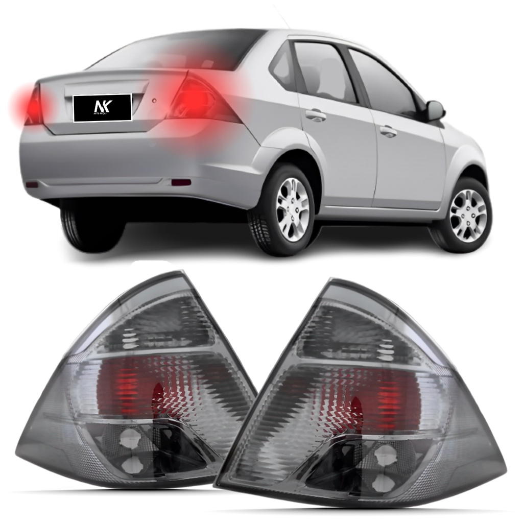 Lanterna Ford Fiesta Sedan 2011 2012 2013 Fumê em Oferta na Shopee