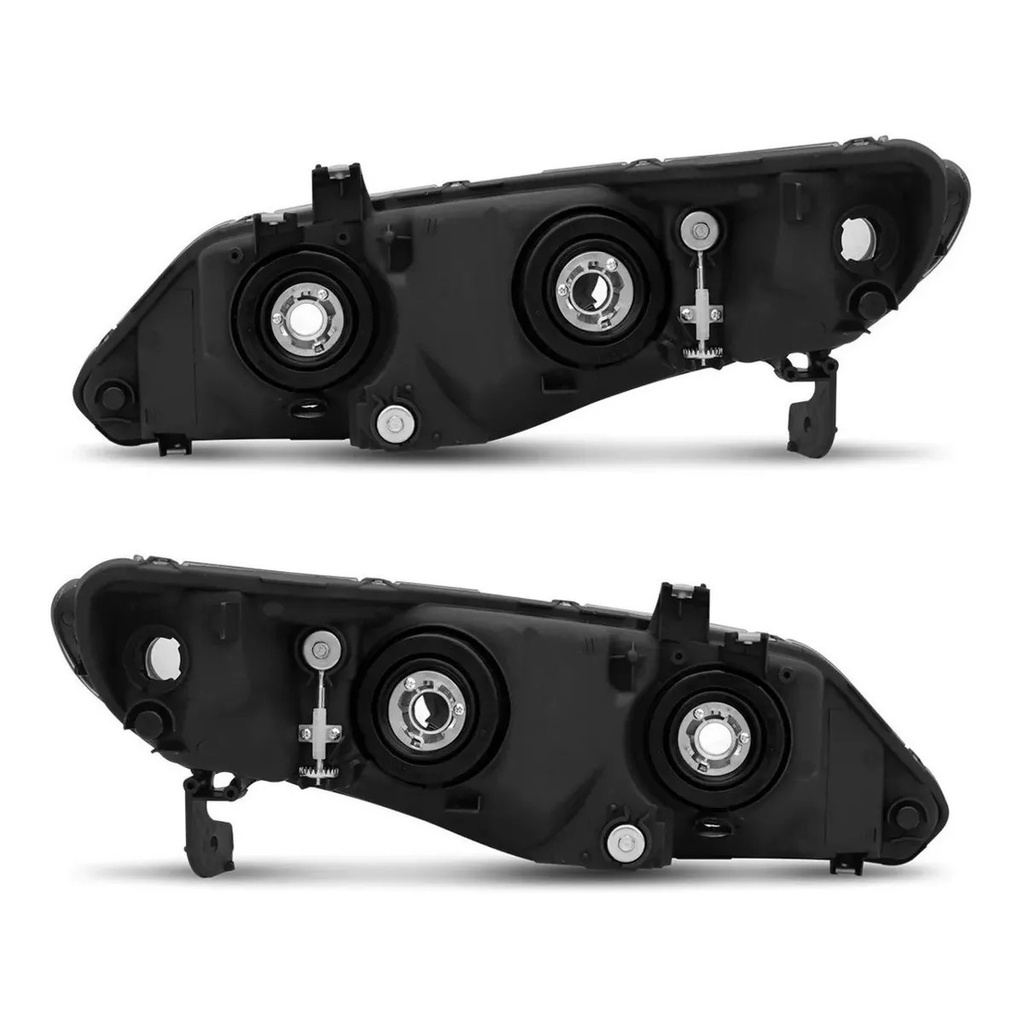 Par Farol New Honda Civic Modelo 2007 A 2008 2009 2010 2011 — imagem 2 de 2