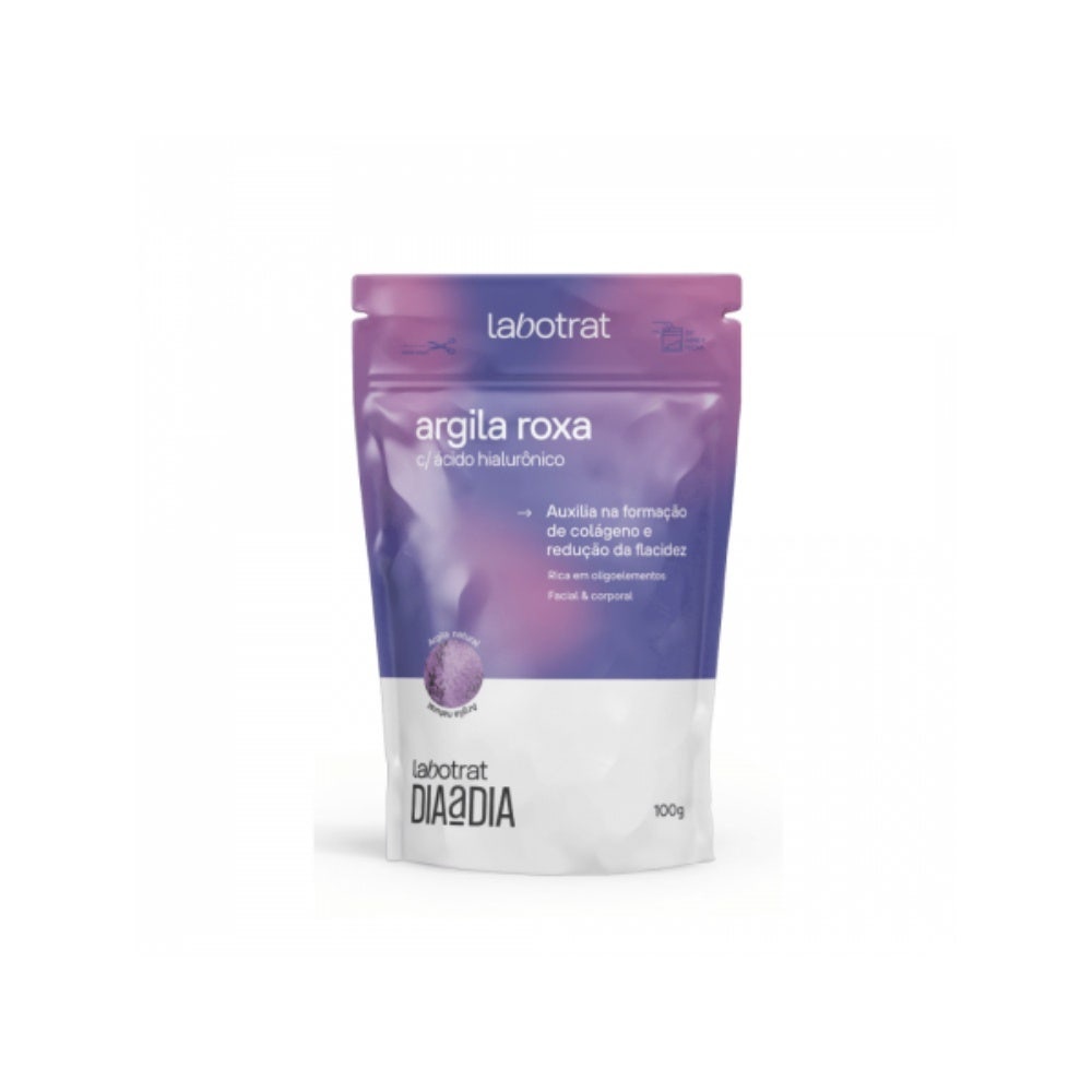 Argila Labotrat Roxa Ácido Hialurônico 100gr em Oferta na Shopee