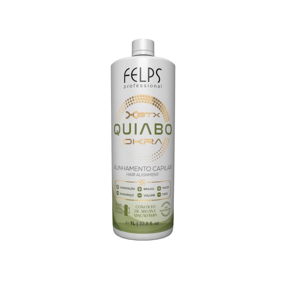 Alinhamento Capilar Felps Quiabo Xbtx OKRA 1000ml