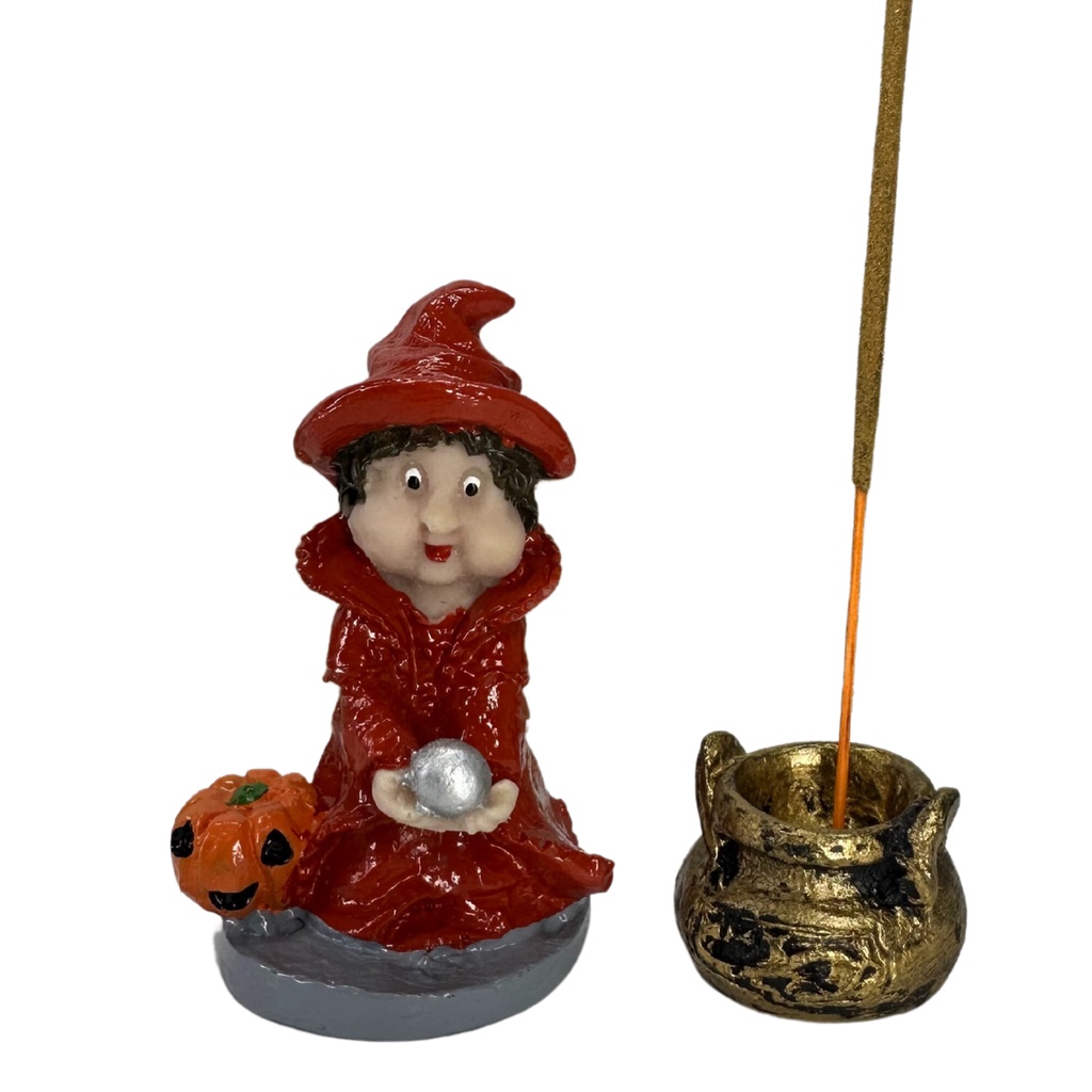Bruxinha da Sorte Mafalda + Caldeirão Incensário Vareta em Oferta na Shopee