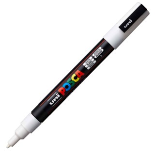 Caneta Posca PC-3M branco Uni-Ball