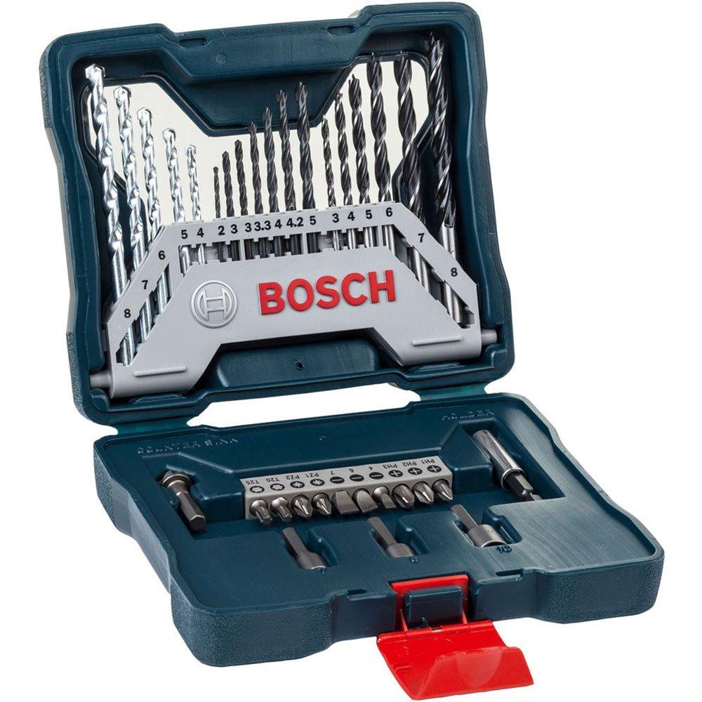 Jogo X-Line para Furar e Parafusar com 33 Peças e Maleta - Bosch - Home & Living
