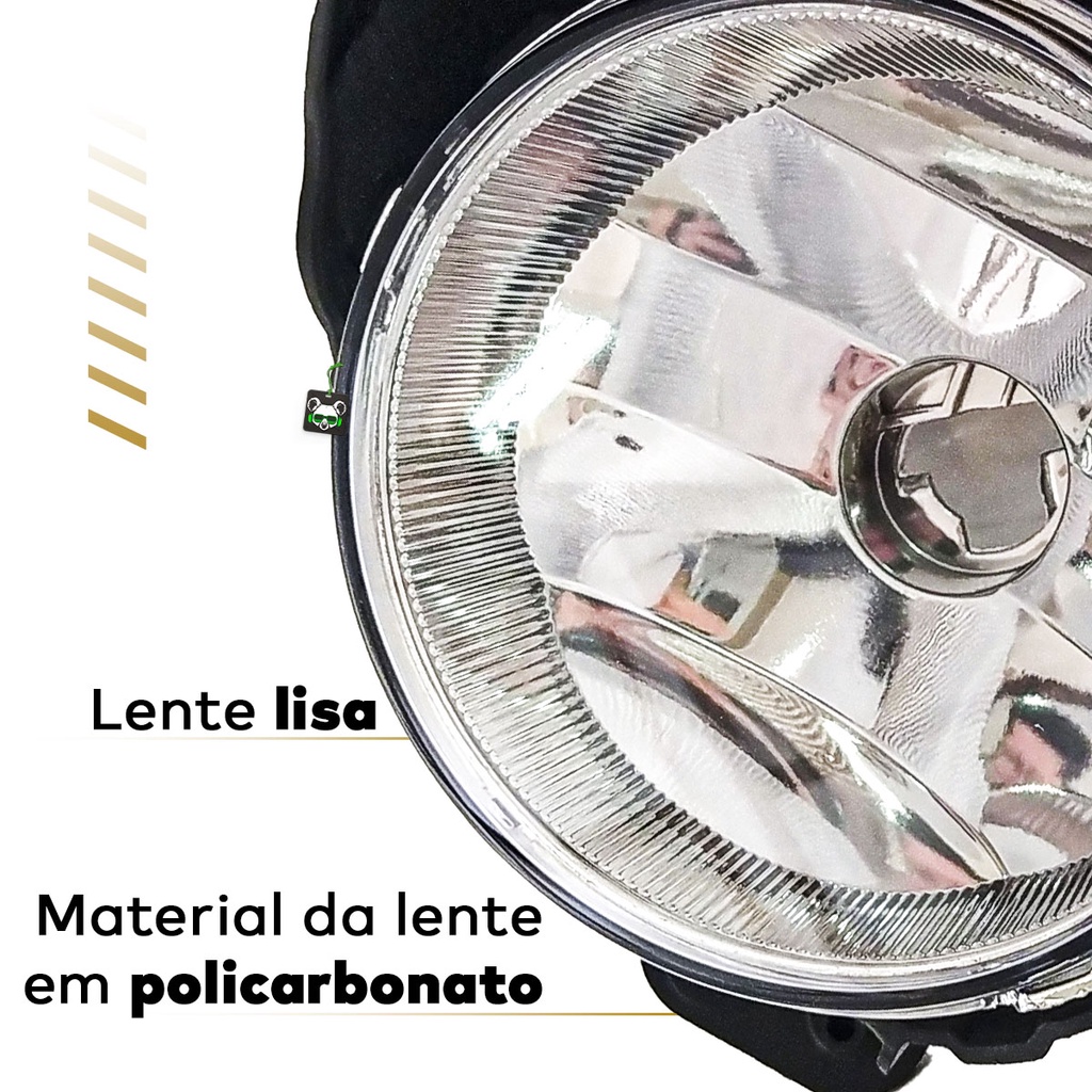 Detalhes do Kit Farol Auxiliar de Milha Com Moldura Prisma LT 2018 2019