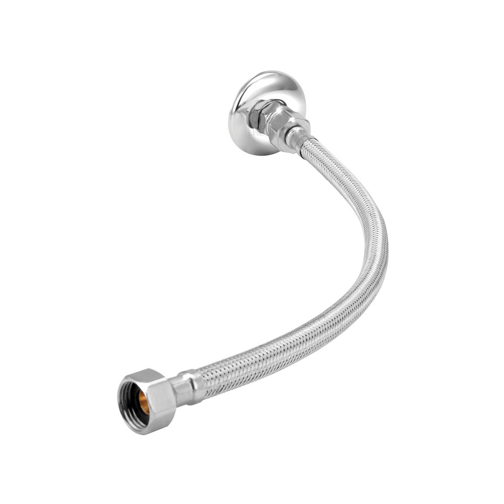 Kit 2 Engates Mangueira Flexível Trançado Aço Inox 60cm Par — imagem 2 de 2