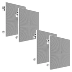 Kit 4 Arandelas JBL 6CO3Q+ Quadrada Branca - 70 Watts RMS