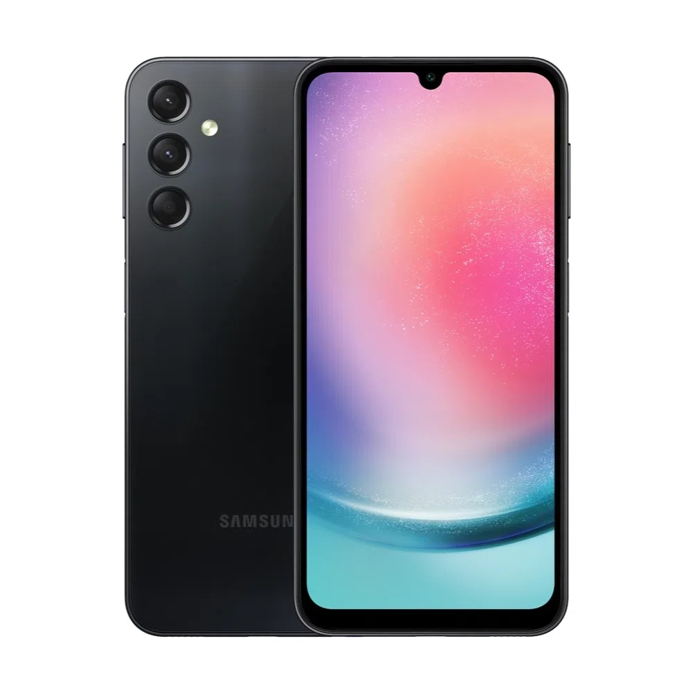 Smartphone Samsung Galaxy A24, 128GB, 4GB RAM, Tela Infinita de 6.5" Dual Chip Preto