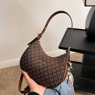 Bolsas Femininas Bailey Hobo Assinatura Em Couro Lona Revestida Mulher Saco De Meia Lua