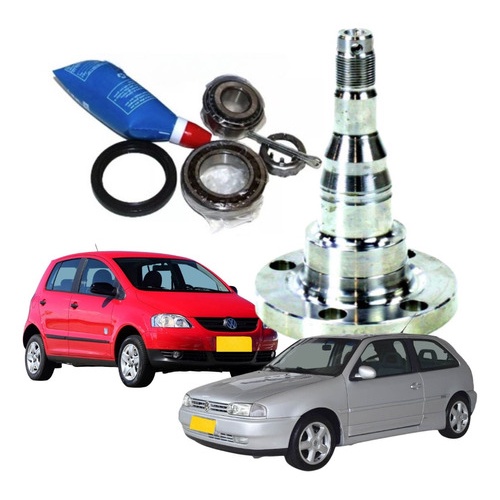 Kit 1 Roda Ponta De Eixo + Rolamento Traseiro Gol Fox Saveir em Oferta na Shopee