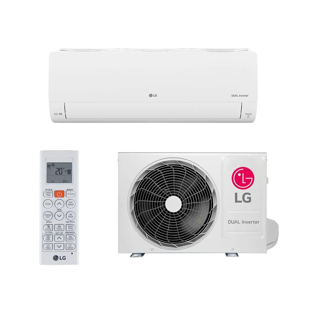 Ar Condicionado Hi Wall LG Dual Inverter Voice 12.000 Btus Quente E Frio 220v R-32