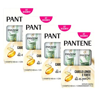 Kit Pantene Bambu Shampoo 400ml + Condicionador 175ml - 4 Unidades