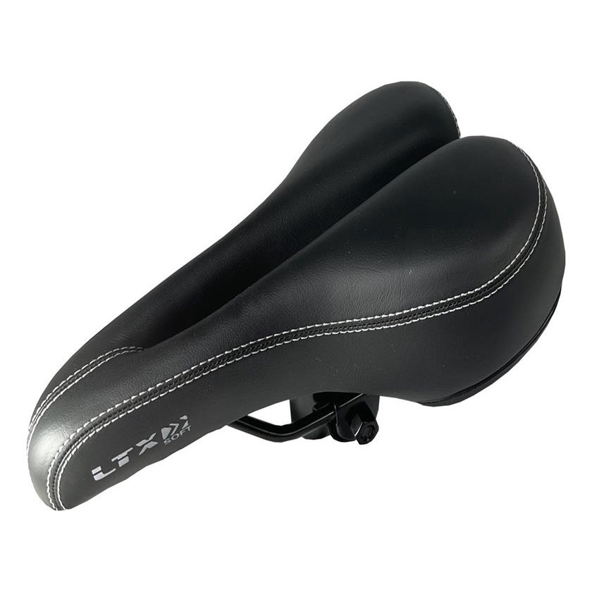 Banco Selim Bike Vazado Ltx Tipo Gts Macio Confort Carrinho