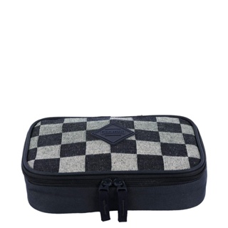 Estojo Especial Jeans - Xadrez Azul em Oferta na Shopee