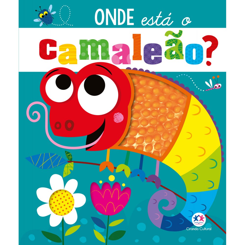 Livro Toque e sinta Onde está o camaleão? em Oferta na Shopee