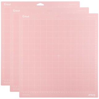 Base de Corte Adesiva Cricut para Tecido 30x30cm 3UN - Rosa