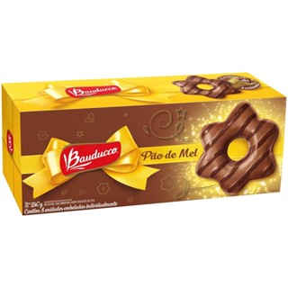 Pão De Mel Com Cobertura De Chocolate Ao Leite 240g Bauducco