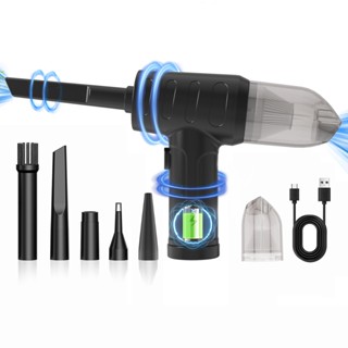 (Novo em stock)Aspirador de Pó Portátil Espanador de ar e aspirador de pó 2 em 1 Sem Fio 68W 55000rpm
