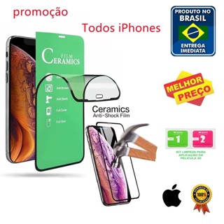 Película De Gel Hidrogel Cerâmica Flexível para iPhone iPhone 6 7 8 Plus X XS MAX 11 12 13 promax
