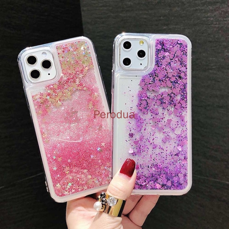 Caixa De Areia Movediça Para Telefone Samsung Galaxy A04 A04S A04e A14 A24 A34 A54 5G Cobertura Água Líquida Brilhante