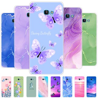 Capa Samsung Galaxy J4 + (Plus) 2018 Flower Butterfly Silicone Macio Para Telefone J4 Protetora Transparente Pára-Choques
