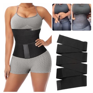 Cinta Modeladora INVISÍVEL Faixa Cintura Queima Gordura Preta Wrap Waist Trainer Tape em Oferta na Shopee