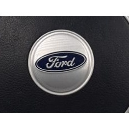 Emblema De Volante Ford Metal Alumínio 55mm Diâmetro