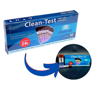 Teste Biológico Indicador  Autoclave 10 Ampolas Clean-up Autoclave Esterilização Dentista Estética em Oferta na Shopee