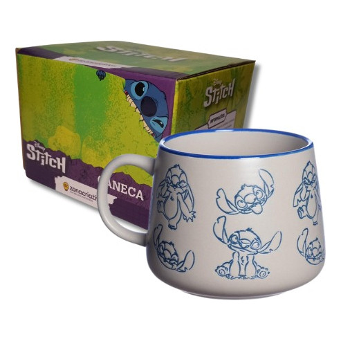 Caneca Alça Dupla Stitch Caneca Stitch Caneca 3d Disney