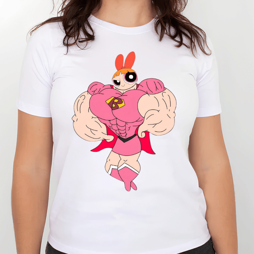Camiseta Academia - Florzinha Maromba - superpoderosas