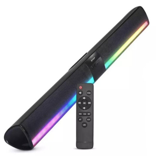 Soundbar Portátil Caixa de Som Bluetooth RGB Knup RO831 em Oferta na Shopee