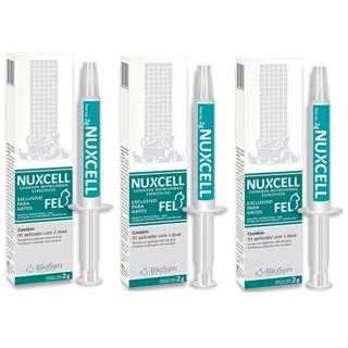 Kit 3 Nuxcell Fel Imunidade Suplemento Vitamínico Biosyn 2g em Oferta na Shopee