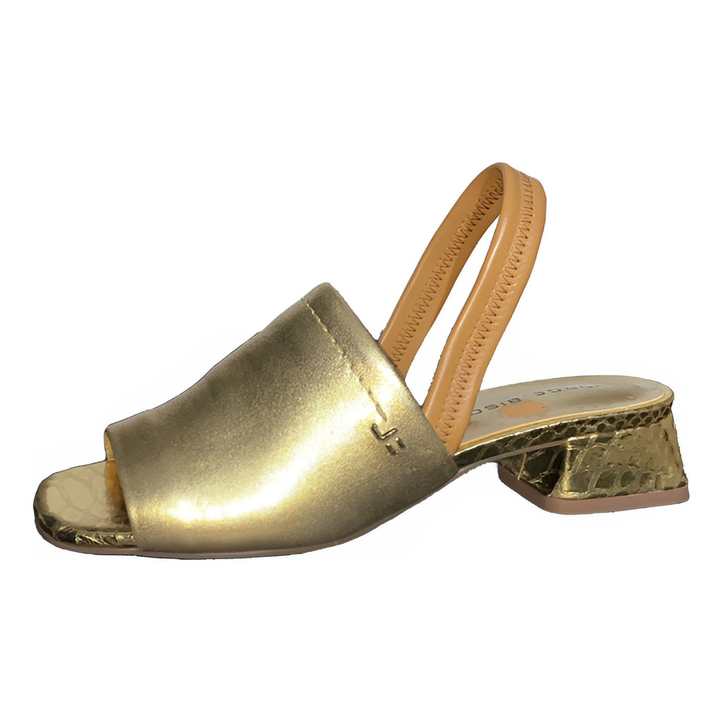 Sandália Anabela Sandalia Amarela Jorge Bischoff Jorge Bischoff