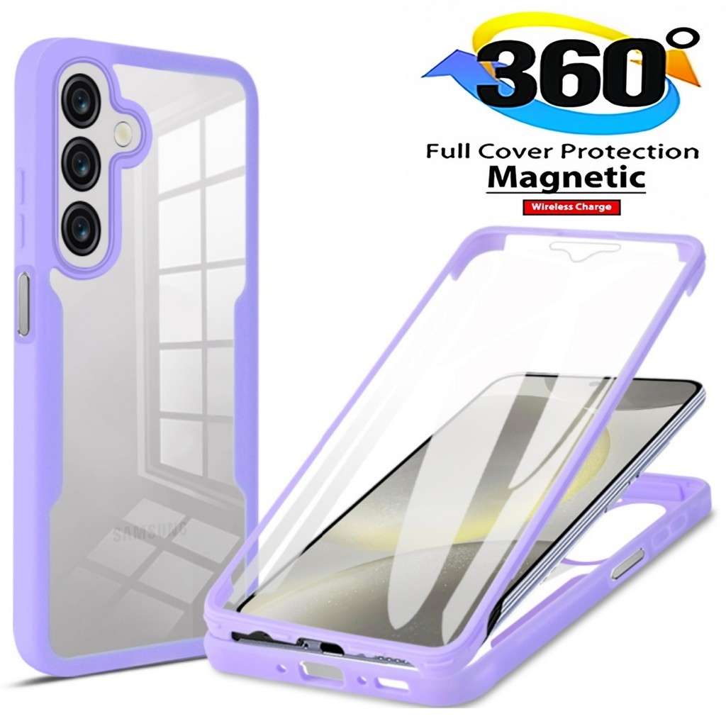 360 Capa Completa Para Samsung Galaxy A07 A17 A37 A57 A06 A16 A26 A36 A56 A05S A05 A15 A55 A14 Proteção De Tela Do Telef