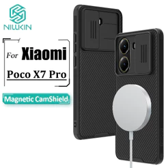Nillkin Magnético Caso Para Poco X7 Pro CamShield Câmera Slider Proteção Capa Traseira À Prova De Choque