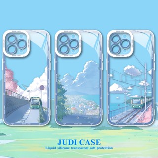 Capa Capinha Case Samsung Galaxy A24 A14 A33 A73 A34 A54 A70 A22 Note 9 10 Plus 20 S9 S10 S23 S24 S20 FE S21 S22 Ultra 5G Estojo De Telefone Para Trem De anime Fofo E Transparente