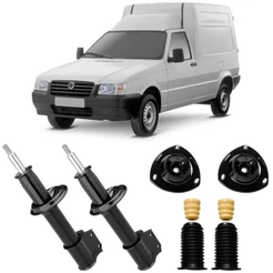 Kit 2 Amortecedor Fiorino Dianteiro 1988 A 2012 E Kit Novo