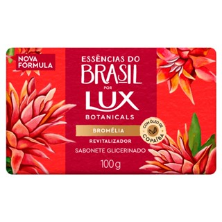 Sabonete em Barra Glicerinado Lux Botanicals Essências do Brasil Bromélia Revitalizador 100g