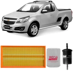 Kit Filtro Ar Óleo Combustível Montana 2007 A 2018 Flex