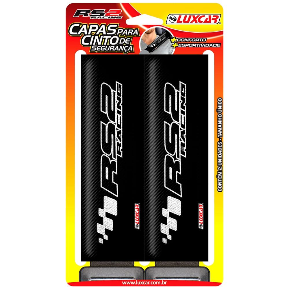 Par Capa Protetora Cinto Segurança Almofada Universal Luxca